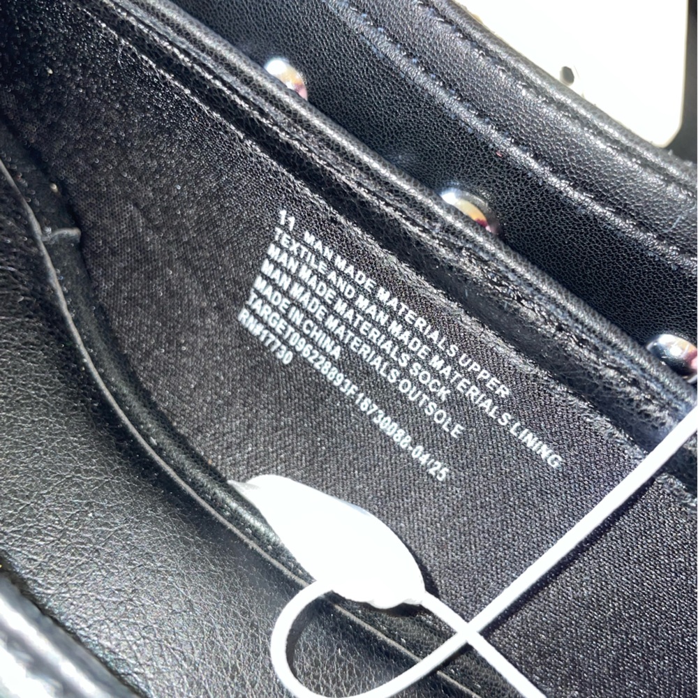 A New Day Sammie Studded Black Ballet Flats with Memory Foam Insole - Picture 3 of 9